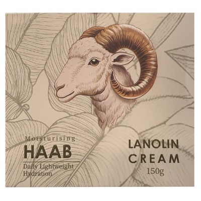 HAAB LANOLIN CREAM 绵羊油面霜 150g